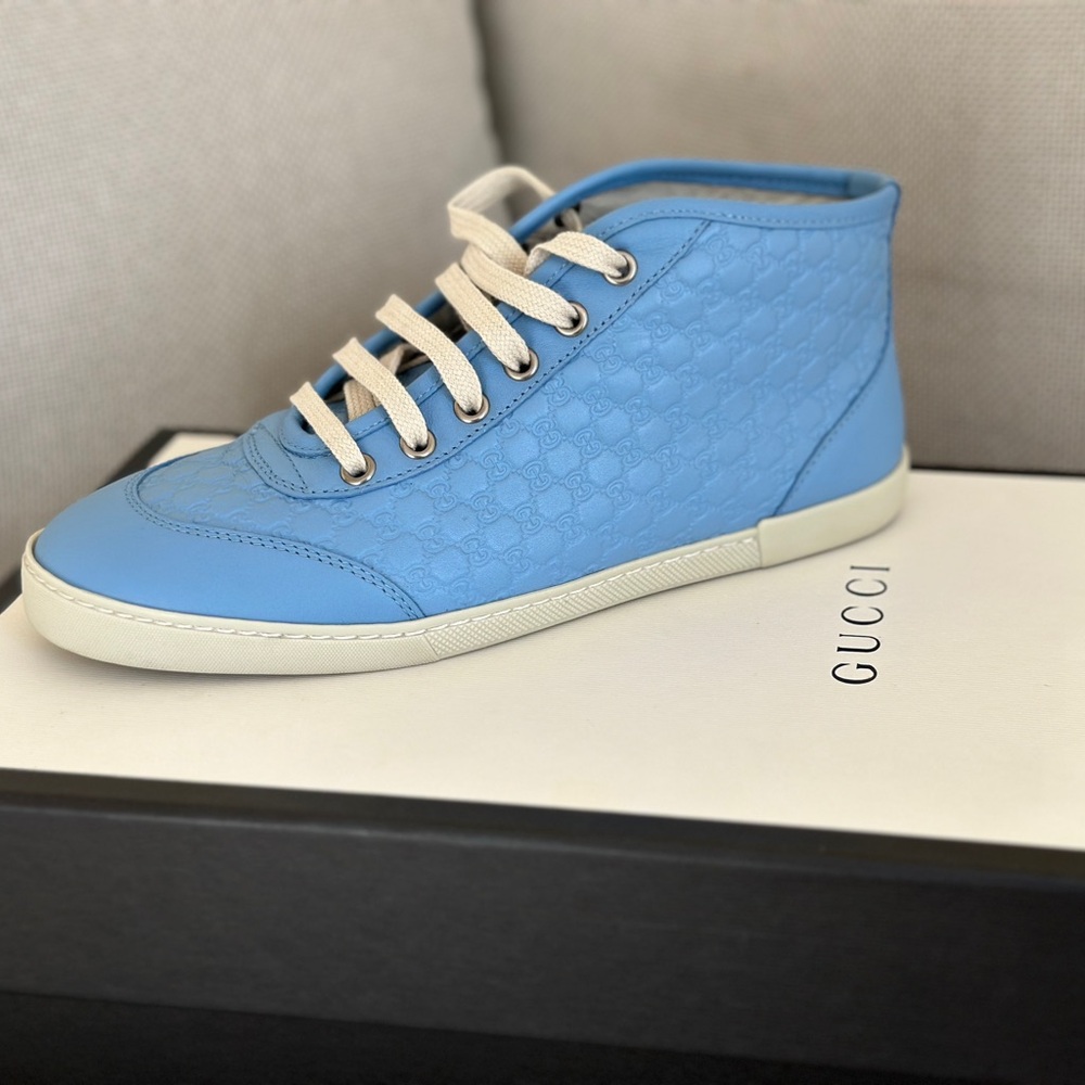 Real Gucci shoes style: Microguccissima Women’s High top.
